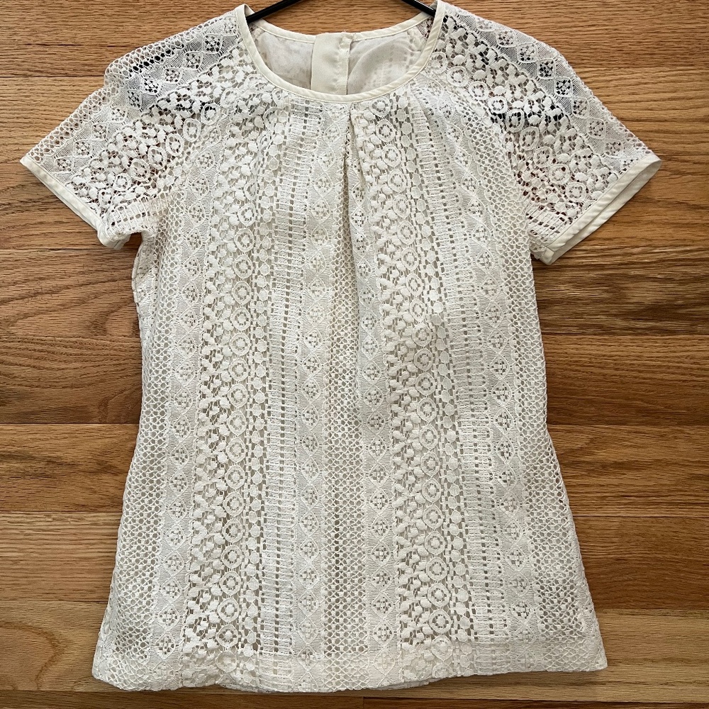 Cream woman blouse